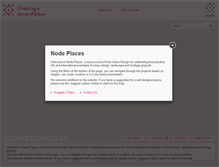 Tablet Screenshot of creatingasenseofplace.com